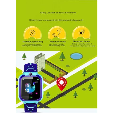 Reloj inteligente para niños, rastreador de libras – Relojes inteligentes  para niños con cronómetro SOS meteorológico, cámara de llamadas, pantalla