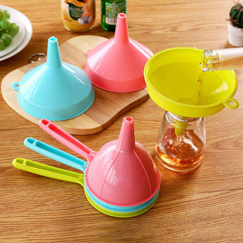 Square small telescopic cone funnel gadgets cool kitchen accessories liquid  dispenser household tools food-grade baking tools