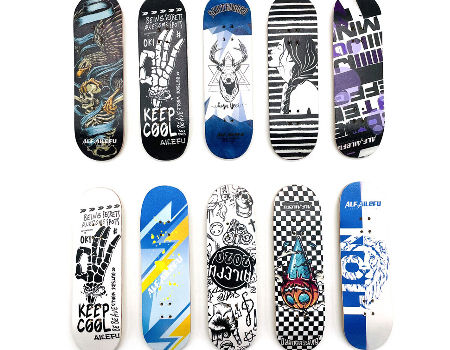 A35 Finger Skateboard Professional Maple Double Rocker Mini Skateboard Decks Sports Bearing Wheel supplier