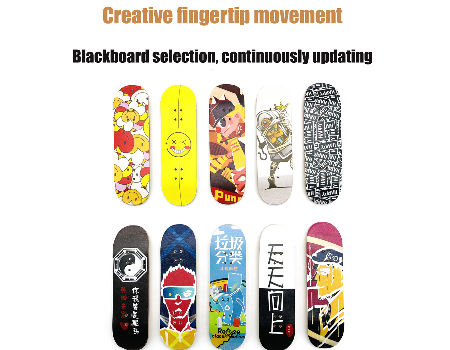 A37 Finger Skateboard Professional Maple Double Rocker Mini Skateboard Decks Sports Bearing Wheel supplier