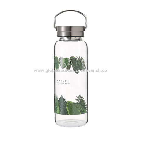 New Design BPA Free Borosilicate Glass Water Bottle Bamboo Lid with Silicone  Sleeve - China Recycled Glass Water Bottle and Ecofriendly Drinking Bottle  price