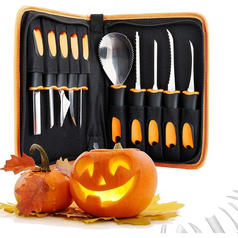 Halloween Kitchen Gadgets Stainless Steel 10 PCS Pumpkin Carving