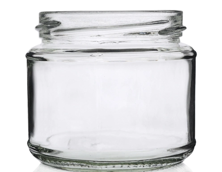 200 ml Glass Jars, Clear Glass Wide Mouth Jars