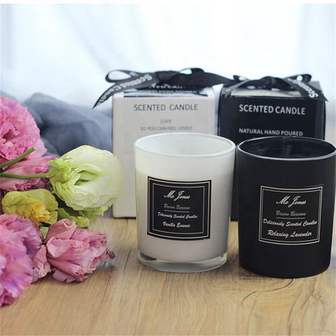 Velas perfumadas personalizadas de cera de alta qualidade, campeãs de vendas em 2019