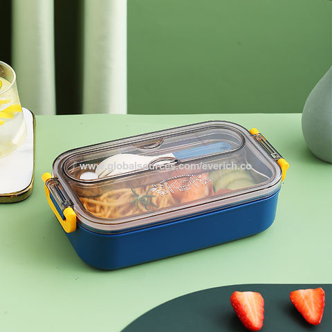 Lunch Box Stainless Steel Bento Box Large Capacity Adult Five Compartments  Portable Insulation Compartment Heating Container