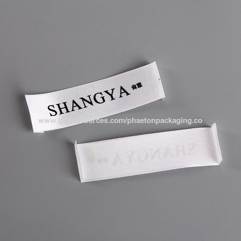 1000 pieces Custom soft hand made woven fabric clothing Labels