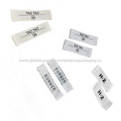 1000 pieces Custom soft hand made woven fabric clothing Labels