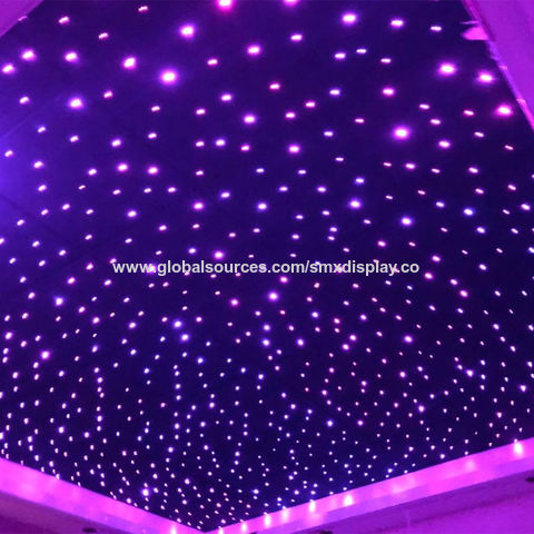 Lumière de plafond en étoile à fibre optique pour Home Cinema