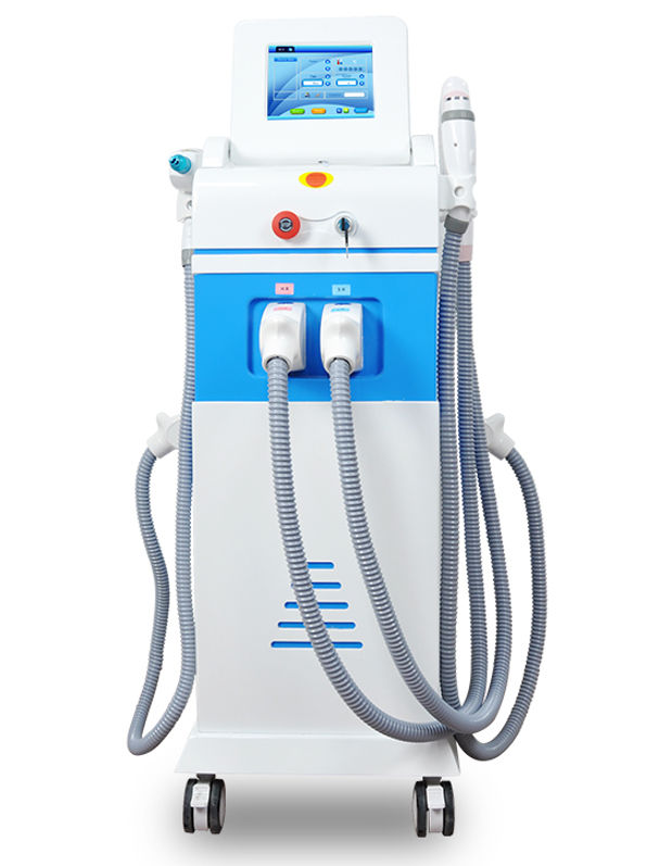 360 Magneto optical Ipl Hair Removal E light Nd Yag Laser Rf 4