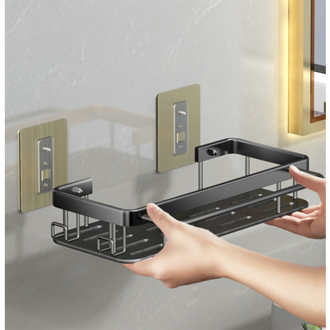 Buy Wholesale China Bathroom Hole-free Shelving, Easy To Install And Has  Large Space & Bathroom Shelving at USD 4.07