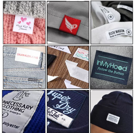 Factory Wholesale Price Woven Brand Name Clothes Labels Fabric Label for  Clothing Woven Custom Clothing Shoe Tags Labels - China Woven Label Collar  and Woven Label Collars price