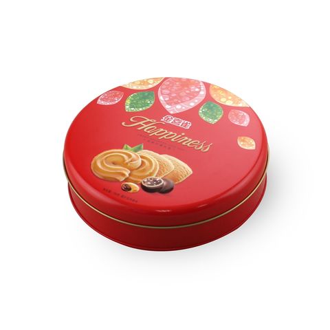 Buy Wholesale China Factory Price Round Metal Tin Box For Cookie Packaging  & Cookie Packaging Box at USD 0.75