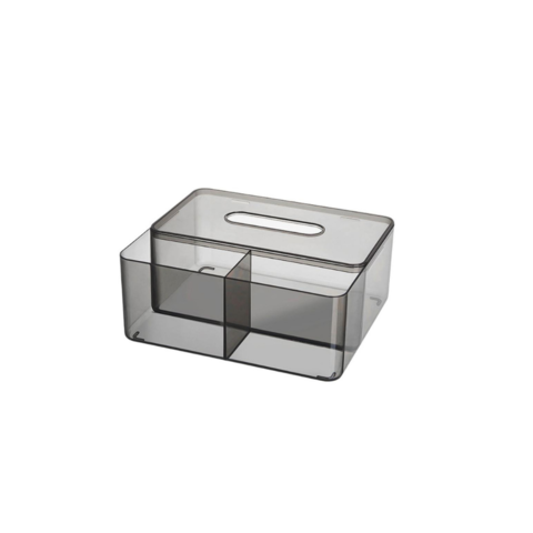 Cube Acrylic Counter Top Tissue Dispenser Box Facial Napkin Home
