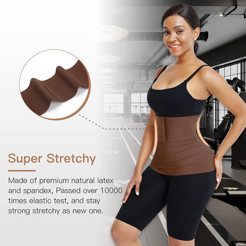 Women Girl Tummy Wrap Flat Belly Sweat Slimming Workout Control