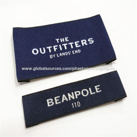 Buy Wholesale China Black Woven Brand Name Clothes Labels Logo Custom  Clothing Label Woven Labels & Woven Labels at USD 0.01