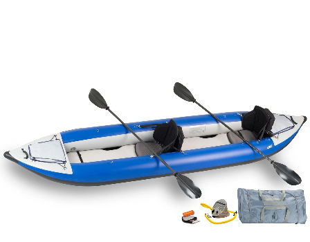 Inflatable Drop Stitch Kayak 2 Person Fishing Kayak - Buy China Wholesale  Inflatable Kayak $360