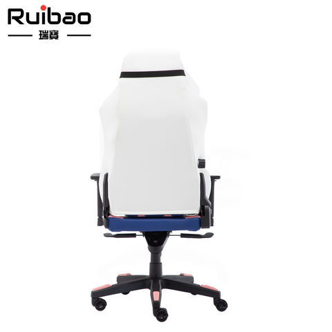 Buy Wholesale China Ruibao Pu Leather Office Furniture Blue And Pink Gaming  Gamer Computer Chair Oem & Ergonomic Computer Gaming Racing Chair at USD 76