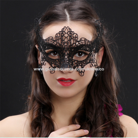 Lace Eye Mask/sexy Blindfold/bdsm Fetish Mask/masquerade Face 