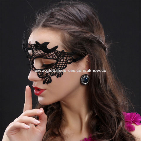 Lace Eye Mask/sexy Blindfold/bdsm Fetish Mask/masquerade Face 