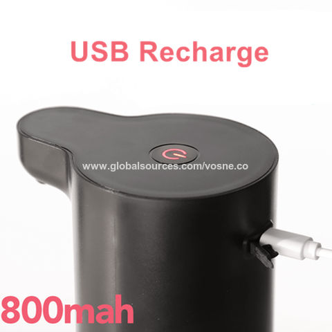 Dispensador jabón líquido USB 250ml Aroma smart