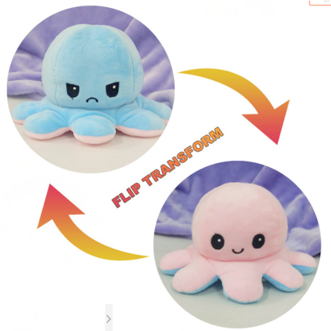 Buy Wholesale China Flip Octopus Doll Toy Plush Toy Cute Octopus  Double-sided Flip Octopus & Flip Octopus Doll at USD 0.95