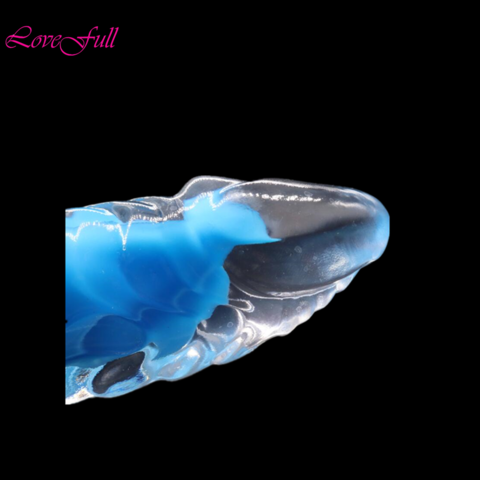 Juguete sexual dong-dildos mujer fantasía alienígena forma especial vibrador masaje doble color animal-consolador