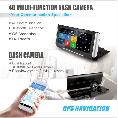 6.86 Inch Android Auto GPS WiFi Bt FM Dashcam - China Dashcam for Car, Car  Dashcam