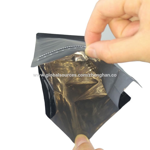Kantong berdiri laminasi matt, tas kemasan makanan plastik aluminium foil dengan ziplock yang dapat ditutup kembali