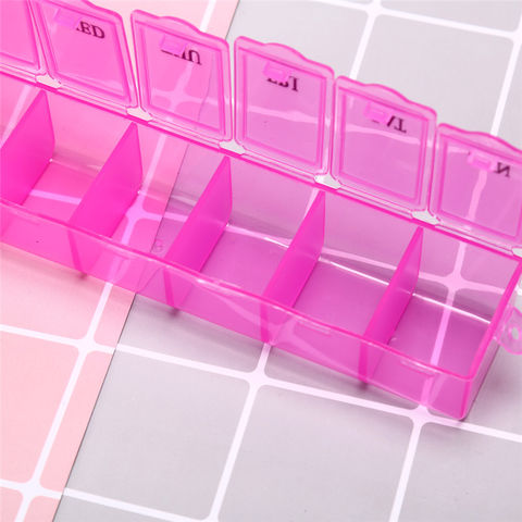 Wöchentlicher (7-Tage) Pillen-Organizer, Vitamin- und Medikamentenbox, Pillen-Aufbewahrungsbox