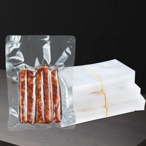 Transparent Nylon PE Middle Barrier Vacuum Bag Food Storage