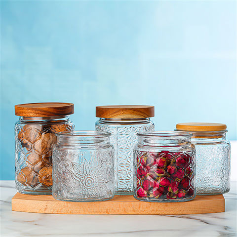 Buy Wholesale China Kitchen Airtight Glass Food Cereal Tea Container Food  Grade High Borosilicate Glass Food Storage Jar & Borosilicate Glass Food Storage  Jars at USD 0.68