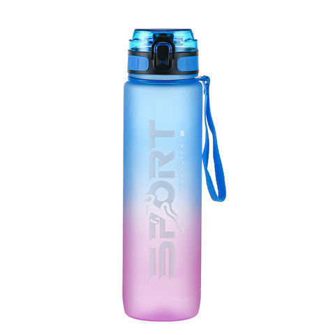 550ml Sports Water Bottle BPA Free Portable Leak-proof Shaker Bottle  Plastic Drinkware Travel Tour Gym