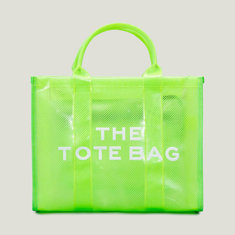 Buy Wholesale China Sh2261 Fluorescent Neon Bags Brand Wholesale Women  Inspired Luxury Clear Transparent Pvc Tote Bag & Tote Bag at USD 13.99