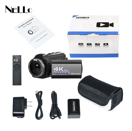 Video Camera DV YouTube Vlogging Camera 4K60FPS 48MP 16X Digital Zoom 3" LCD Wifi HIMD Output supplier