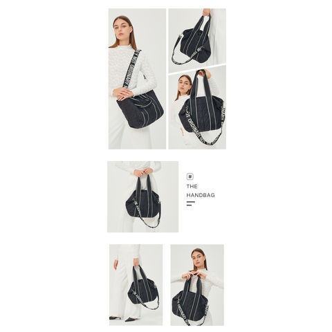 Buy Wholesale China Sh2287 Down Cotton Luxury Fashion Customizable Large  Nylon Designer Duffle Custom Puffer Tote Bag & Puffer Bag at USD 11.5