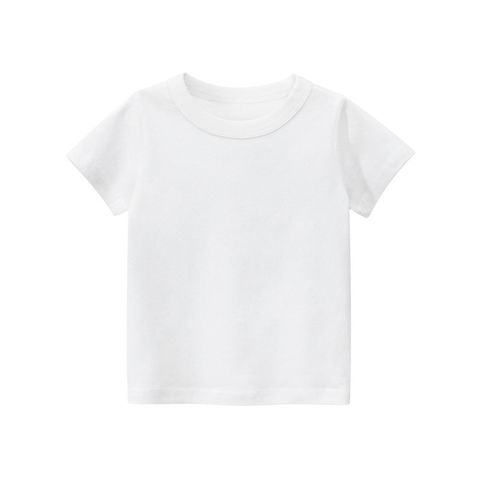 Short Sleeve Baby Clothes Summer T Shirt Blank T-Shirts Funny T Shirts 100%  Cotton Plain Toddle T Shirt for Sublimation Girls Boys T-Shirts - China  Kids Custom T Shirt Sublimation and Tees