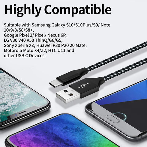 USB-C regular mobile phone cables mobile phone charging cable Lightning cable Micro USB cable