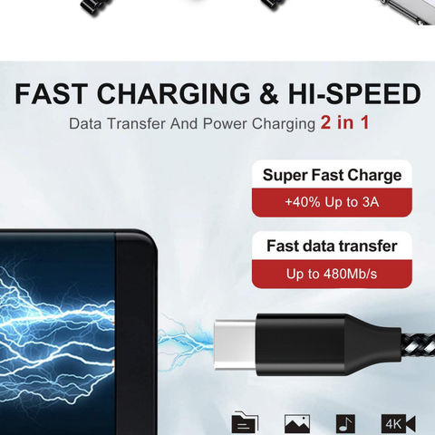 USB-C regular mobile phone cables mobile phone charging cable Lightning cable Micro USB cable