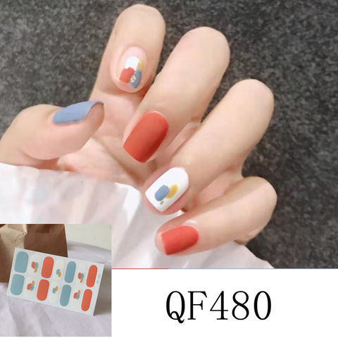 Stickers d'été Graffiti Imperméables Personnalisés pour Ongles - Autocollants Décoratifs pour Filles