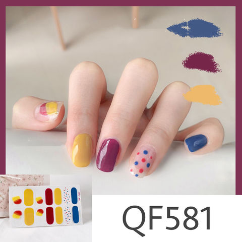 Stickers d'été Graffiti Imperméables Personnalisés pour Ongles - Autocollants Décoratifs pour Filles