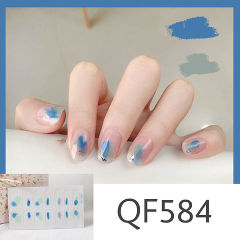 Stickers d'été Graffiti Imperméables Personnalisés pour Ongles - Autocollants Décoratifs pour Filles