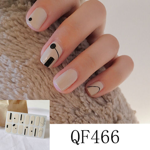 Stickers d'été Graffiti Imperméables Personnalisés pour Ongles - Autocollants Décoratifs pour Filles