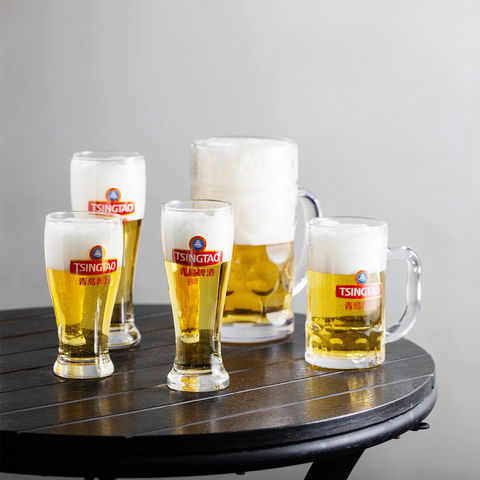 Thickened Lead-free Glass Craft Beer Beer Mug Custom Party Special Wine  Glass LOGO Pint Cup Spot Wholesale