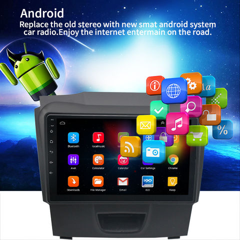 Reproductor de DVD para coche Android, reproductor de radio para coche 2 din, carplay, navegación wifi para Isuzu DMAX Chevrolot S10