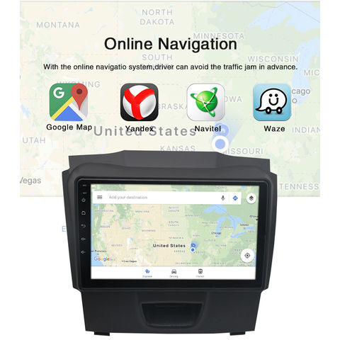 Reproductor de DVD para coche Android, reproductor de radio para coche 2 din, carplay, navegación wifi para Isuzu DMAX Chevrolot S10
