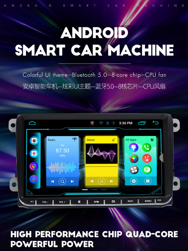 Car Radio Stereo for Fiat 500 2007-2015, 9 Touchscreen Android 12 Support  Carplay Android Auto Navigation Bluetooth Radio Video Steering Wheel  Control Rear Camera 2G+32G,Black 