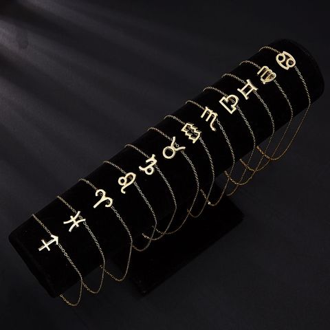 Set Kalung Zodiak 12 Rasi Bintang Liontin Bulan - Grosir Perhiasan Fashion