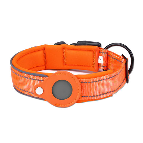 Airtag Dog Collar, Adjustable Air Tag Dog Collar With Breakaway Safety  Buckle, With Airtag Holder Case