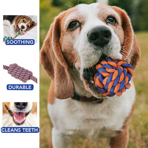 Dog Ball Toys, Puppies Training Toys, Sucker Dog Rope Toys for