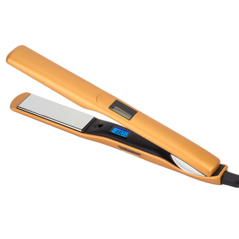 Mirror titanium hair outlet straightener